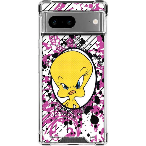 Looney Tunes Tweety Bird with Attitude Google Pixel 8a Clear Case